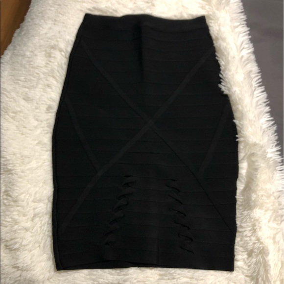 bebe Dresses & Skirts - Bebe black bandage skirt